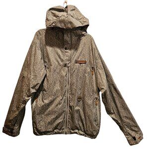Allyance against the grain windbreaker waterproof Womens L Gray Infantry light